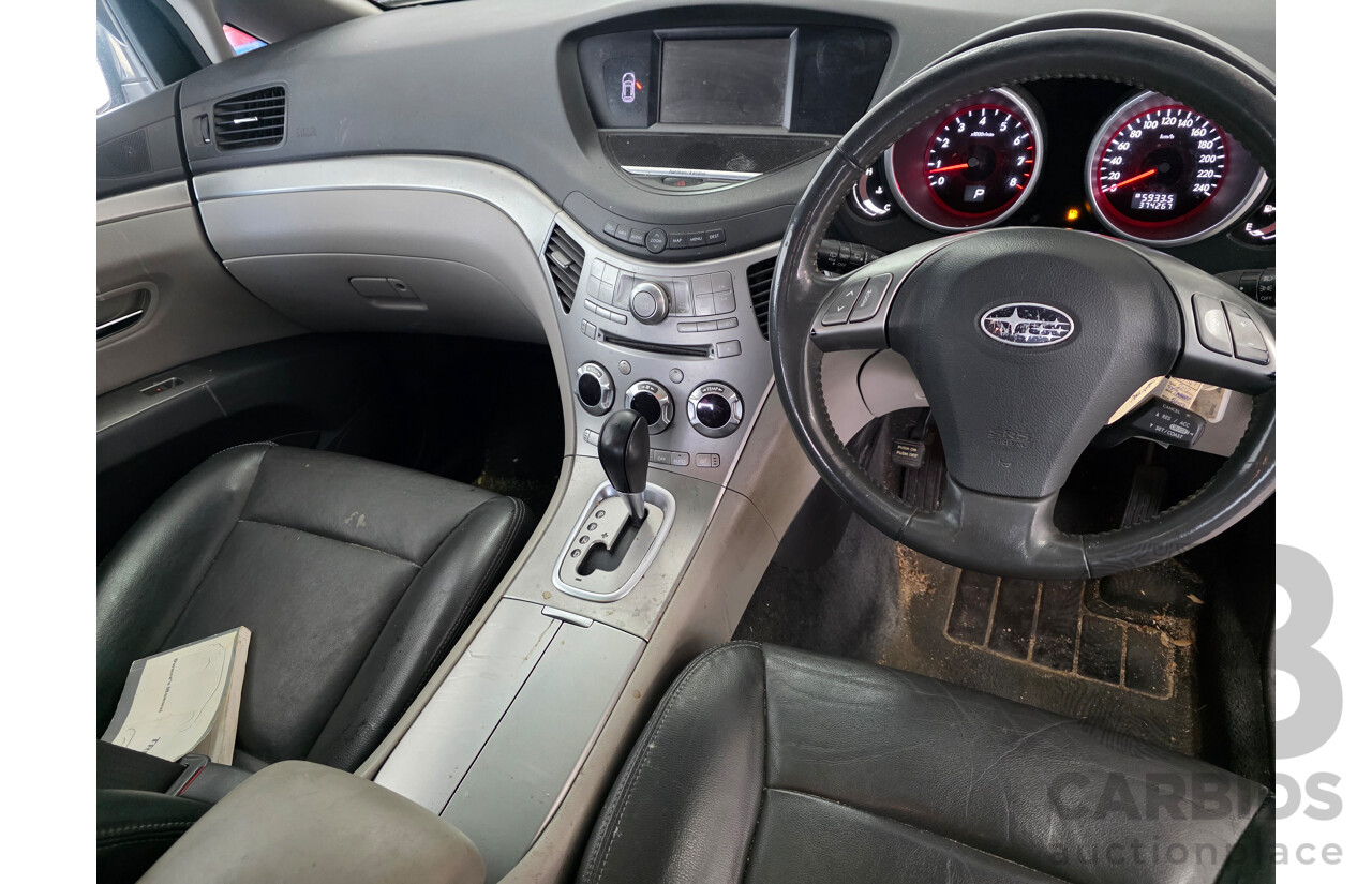 4/2012 Subaru Tribeca 3.6R Premium MY12 4d Wagon White 3.6L - 7 Seat