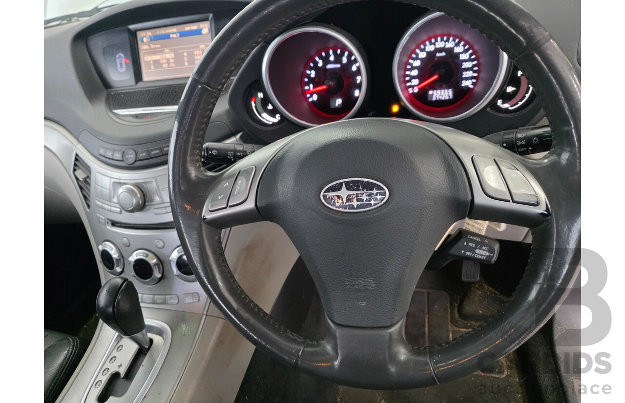 4/2012 Subaru Tribeca 3.6R Premium MY12 4d Wagon White 3.6L - 7 Seat