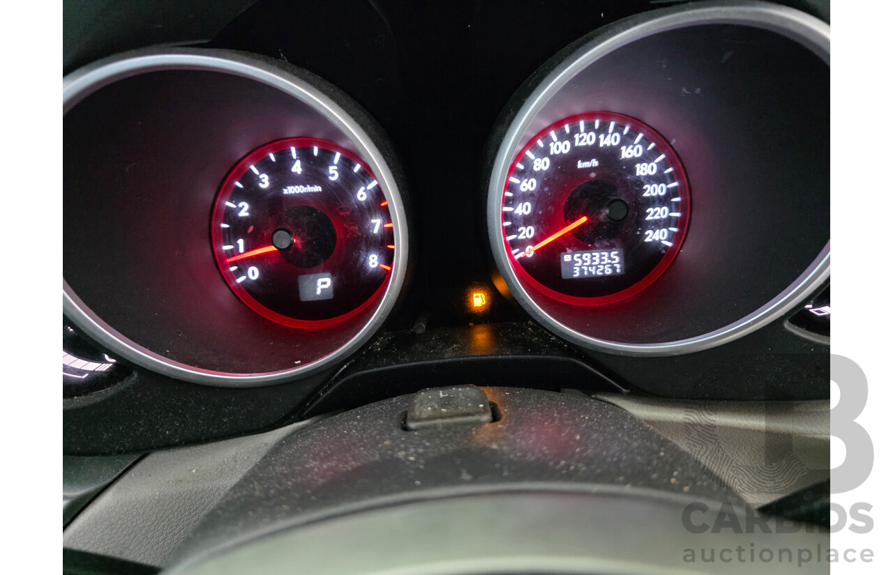 4/2012 Subaru Tribeca 3.6R Premium MY12 4d Wagon White 3.6L - 7 Seat