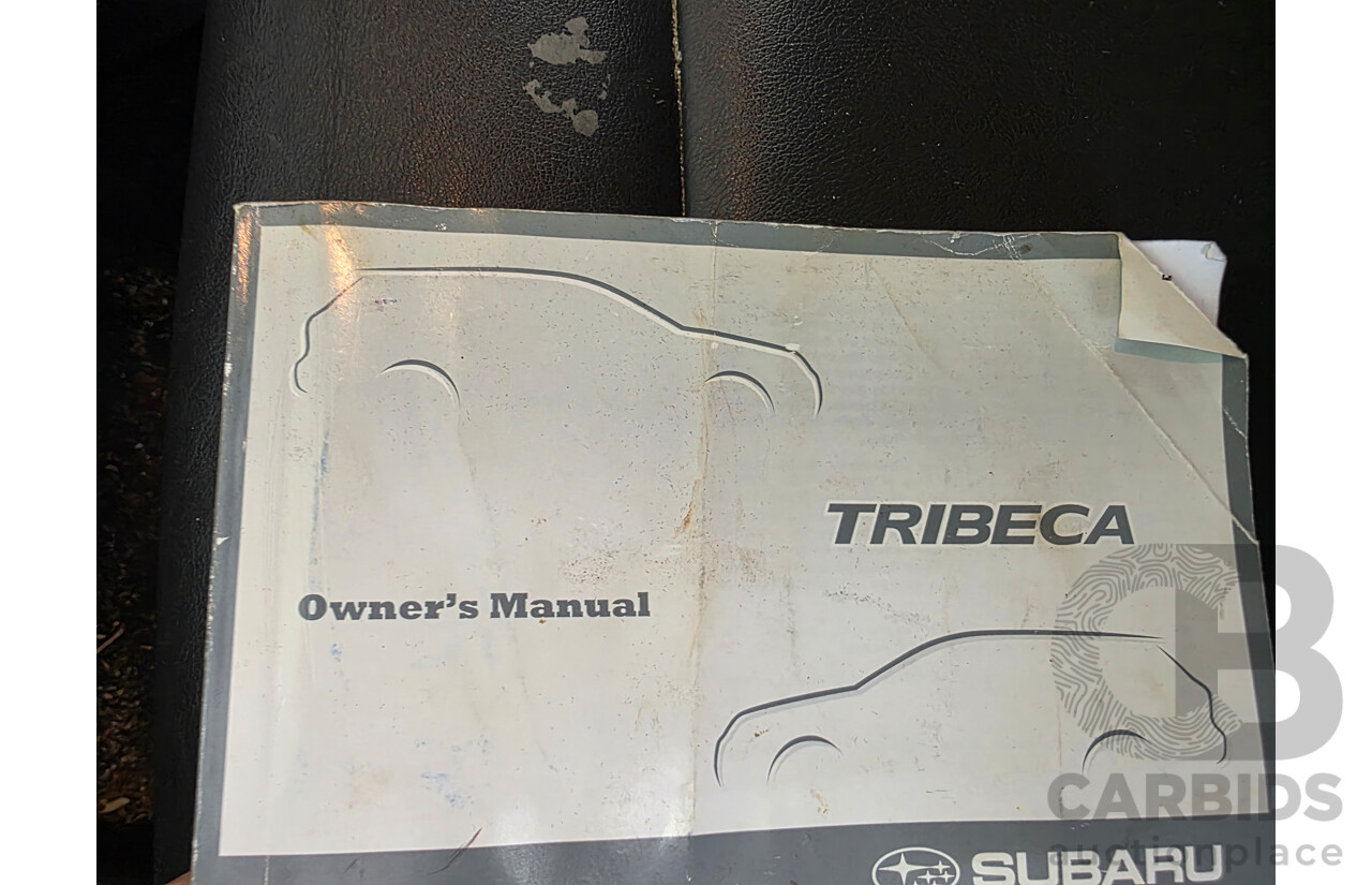 4/2012 Subaru Tribeca 3.6R Premium MY12 4d Wagon White 3.6L - 7 Seat