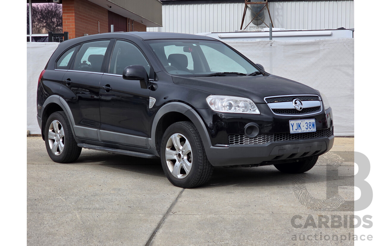 2/2008 Holden Captiva SX (4x4) CG MY08 4d Wagon Black 3.2L