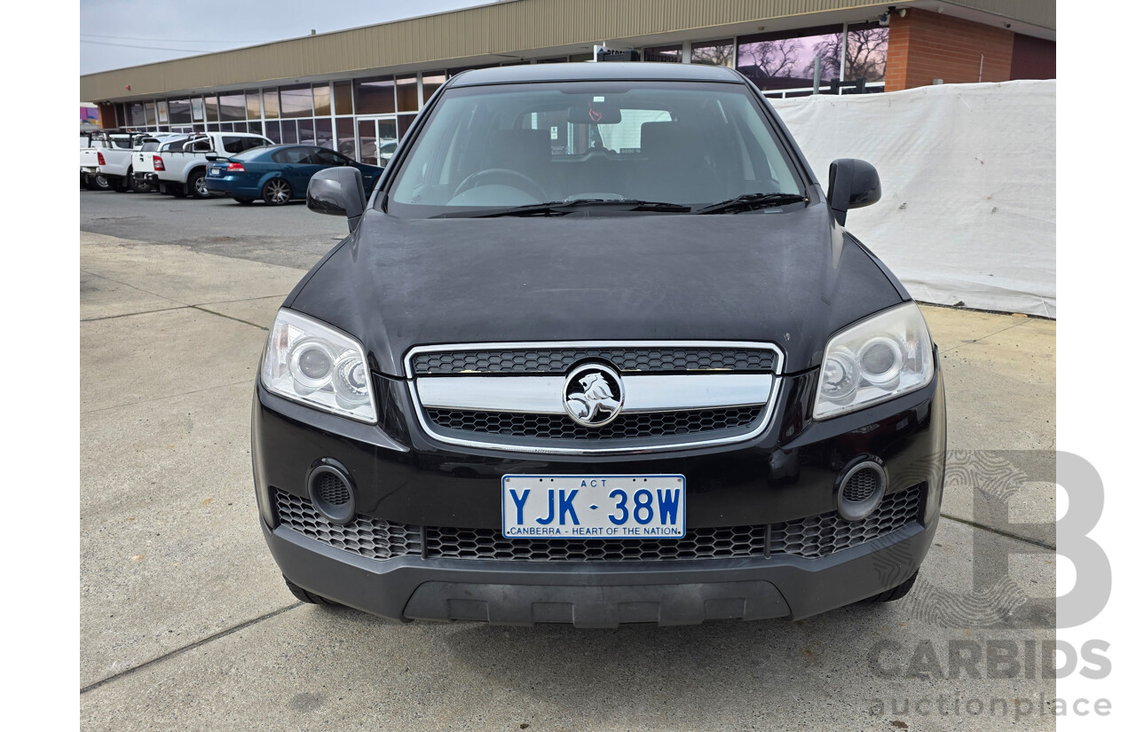 2/2008 Holden Captiva SX (4x4) CG MY08 4d Wagon Black 3.2L