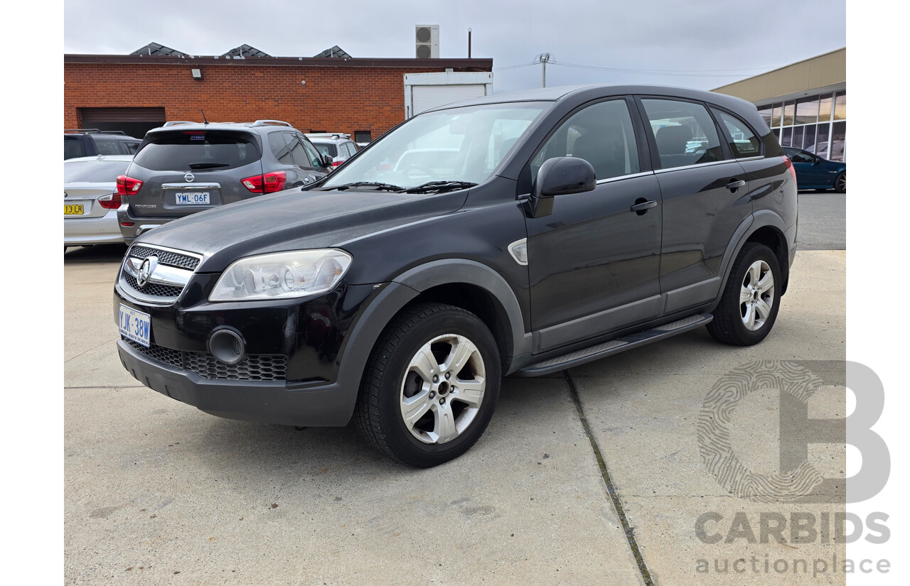 2/2008 Holden Captiva SX (4x4) CG MY08 4d Wagon Black 3.2L