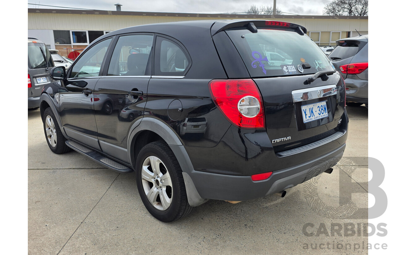 2/2008 Holden Captiva SX (4x4) CG MY08 4d Wagon Black 3.2L