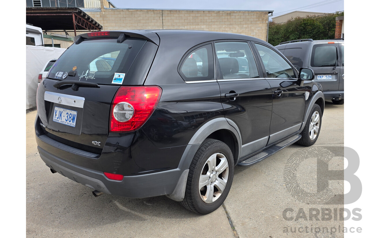 2/2008 Holden Captiva SX (4x4) CG MY08 4d Wagon Black 3.2L