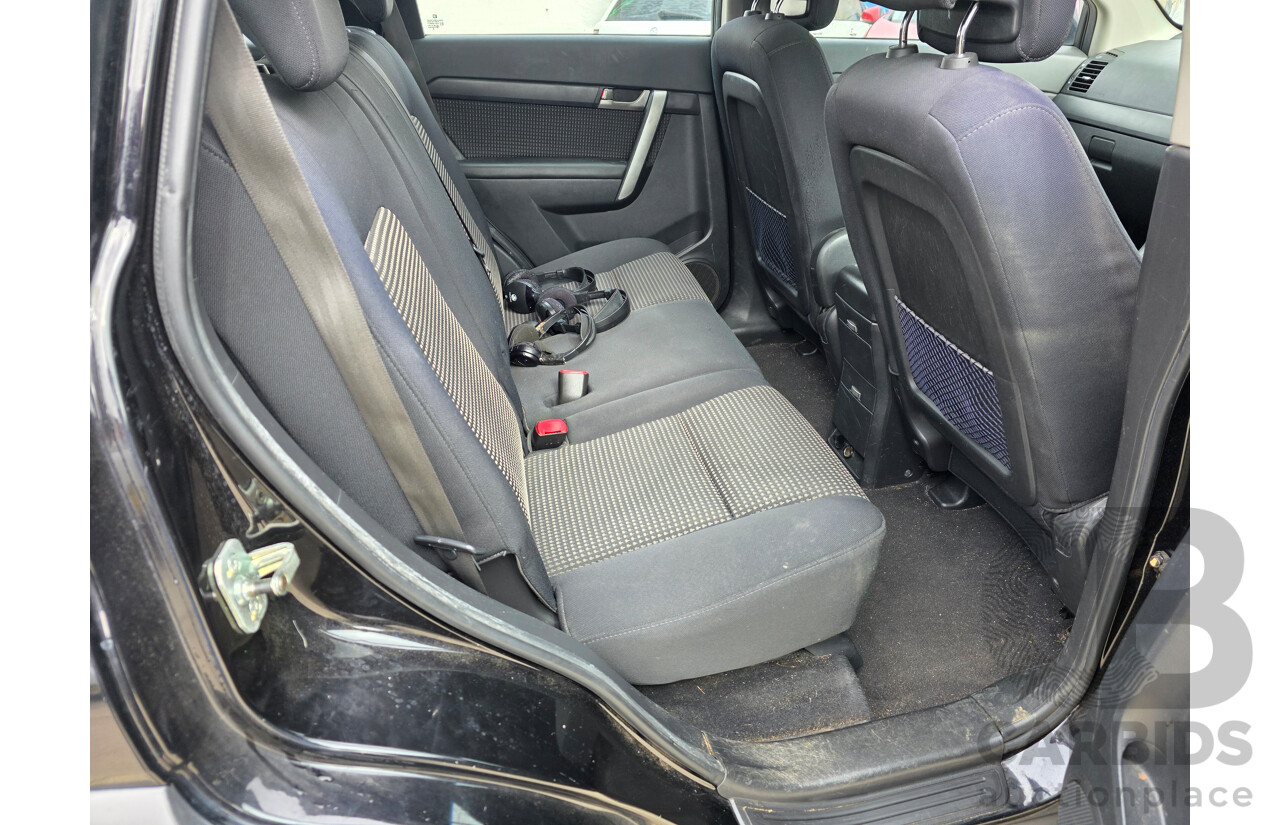 2/2008 Holden Captiva SX (4x4) CG MY08 4d Wagon Black 3.2L
