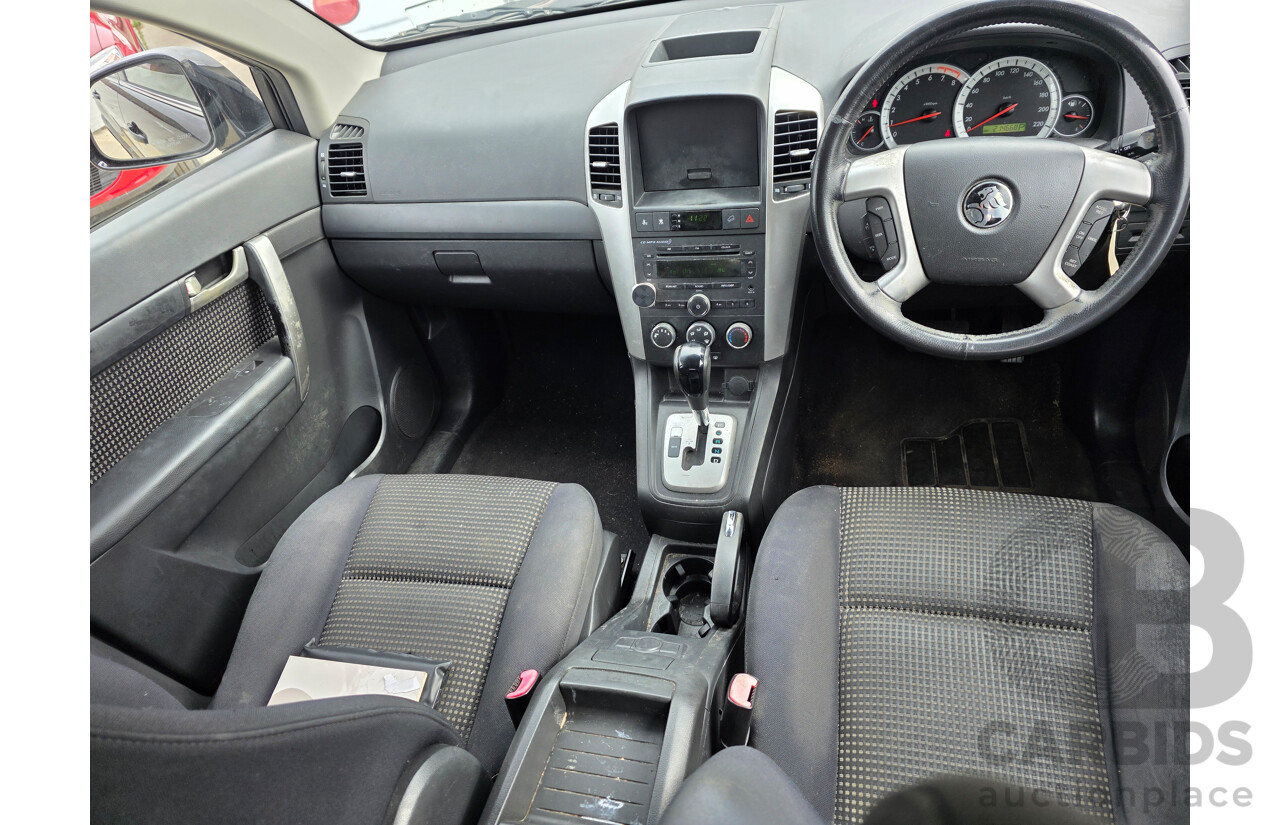 2/2008 Holden Captiva SX (4x4) CG MY08 4d Wagon Black 3.2L