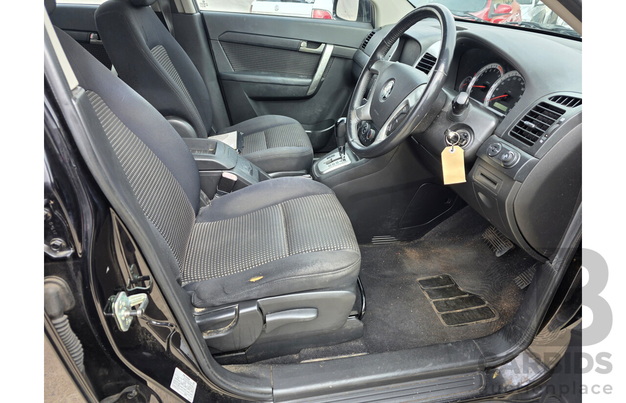 2/2008 Holden Captiva SX (4x4) CG MY08 4d Wagon Black 3.2L