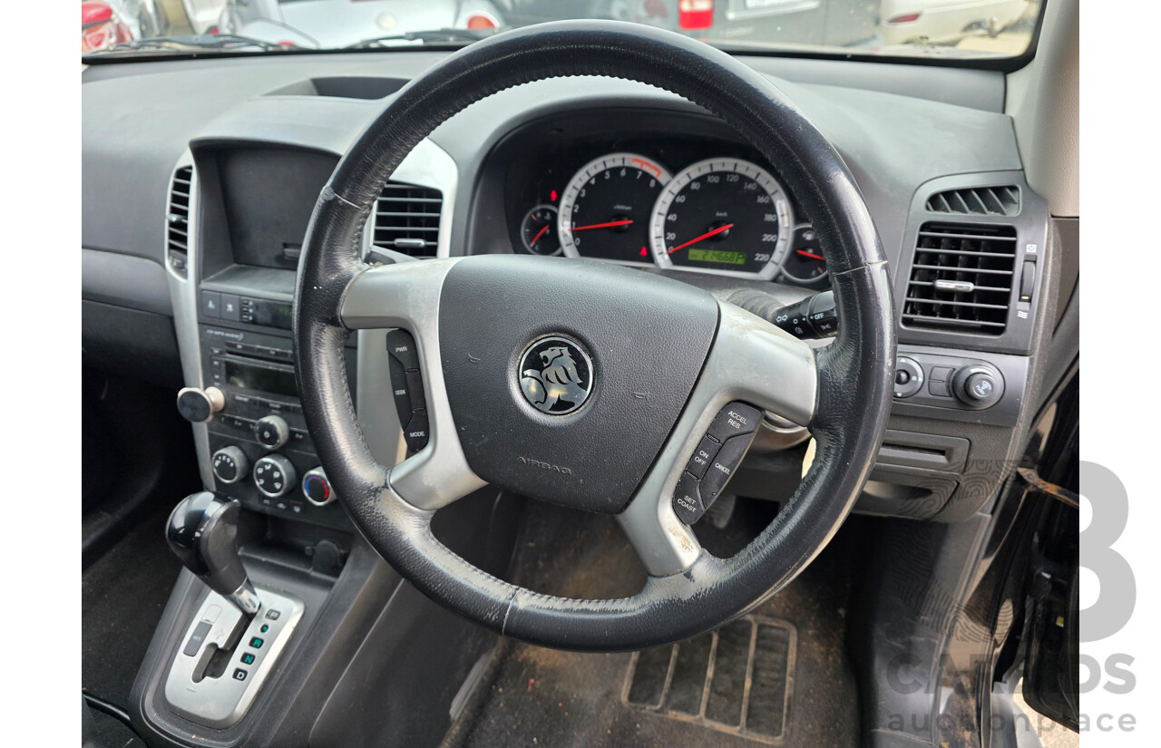 2/2008 Holden Captiva SX (4x4) CG MY08 4d Wagon Black 3.2L