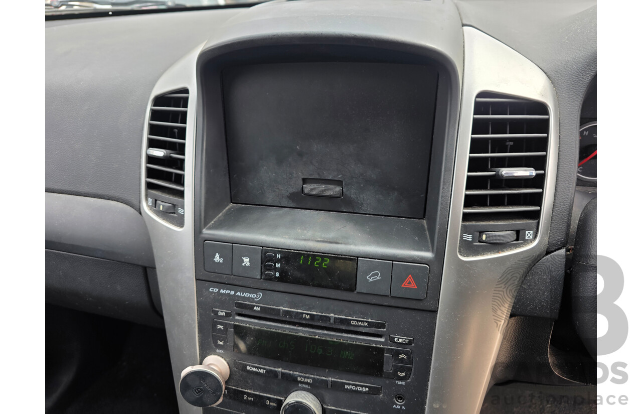 2/2008 Holden Captiva SX (4x4) CG MY08 4d Wagon Black 3.2L