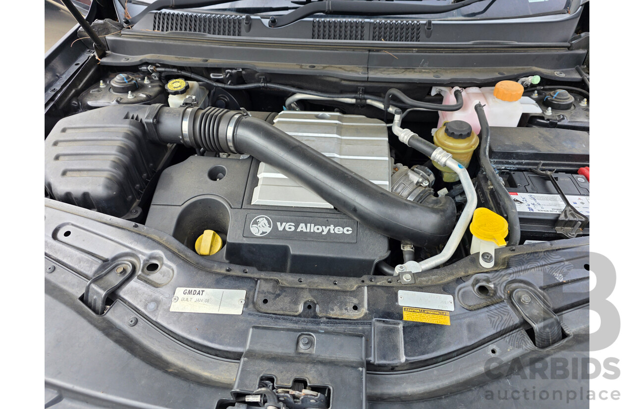 2/2008 Holden Captiva SX (4x4) CG MY08 4d Wagon Black 3.2L