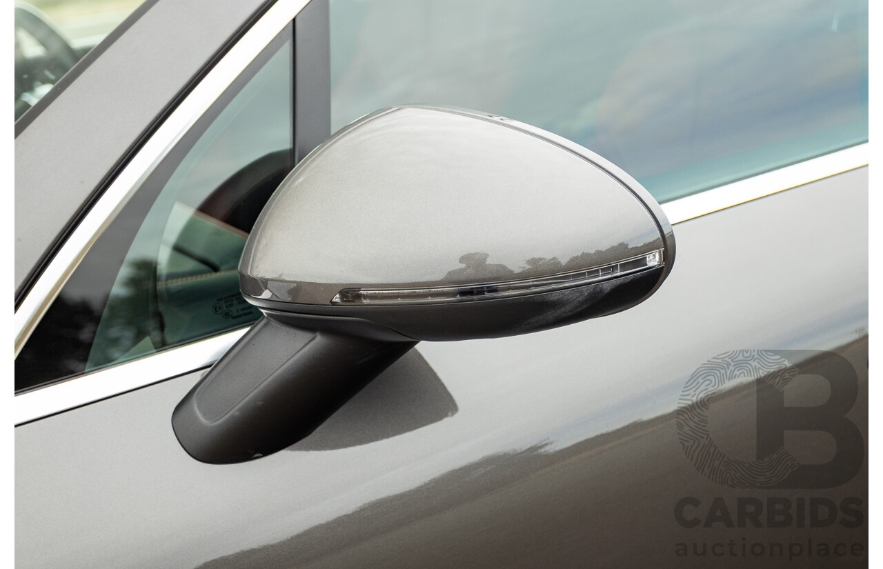 10/2014 Porsche Macan Turbo (AWD) 95B MY15 4d Wagon Agate Grey Metallic Twin Turbo V6 3.6L