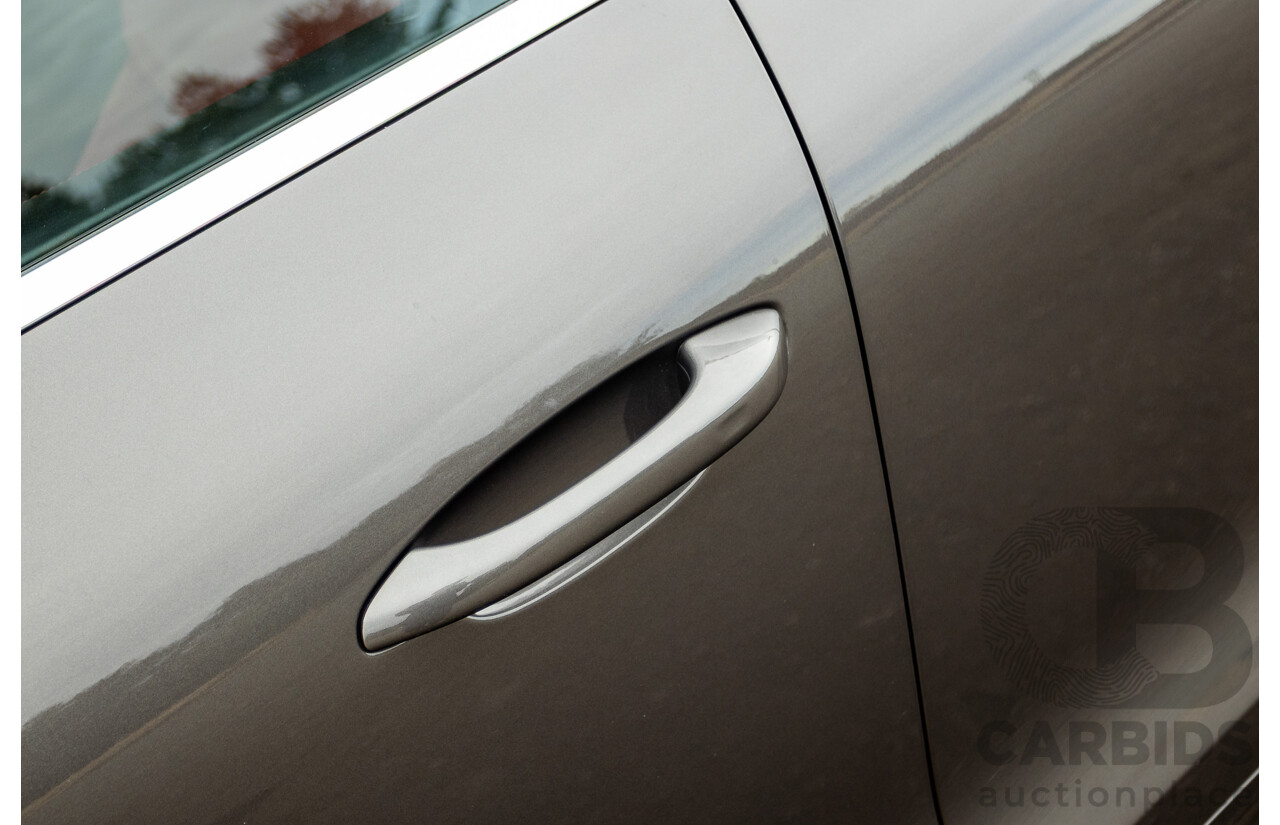 10/2014 Porsche Macan Turbo (AWD) 95B MY15 4d Wagon Agate Grey Metallic Twin Turbo V6 3.6L