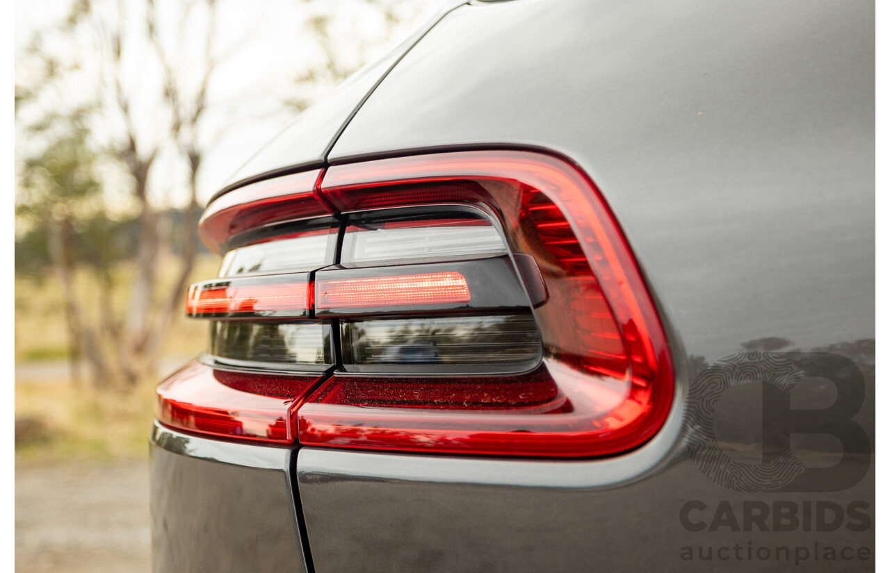 10/2014 Porsche Macan Turbo (AWD) 95B MY15 4d Wagon Agate Grey Metallic Twin Turbo V6 3.6L