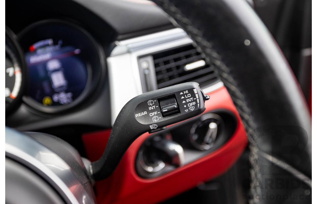 10/2014 Porsche Macan Turbo (AWD) 95B MY15 4d Wagon Agate Grey Metallic Twin Turbo V6 3.6L