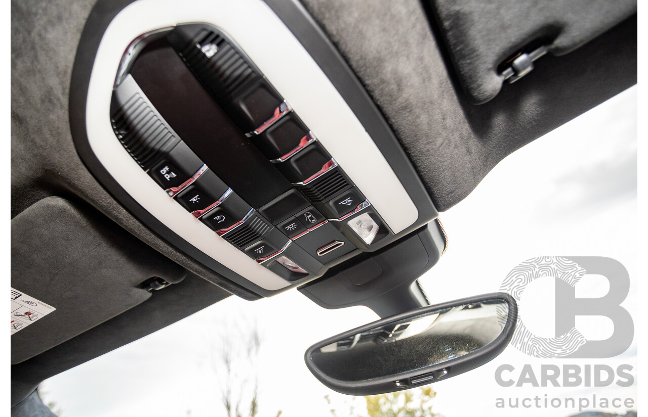 10/2014 Porsche Macan Turbo (AWD) 95B MY15 4d Wagon Agate Grey Metallic Twin Turbo V6 3.6L