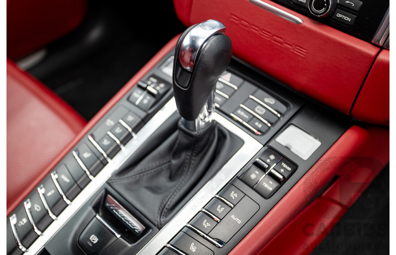 10/2014 Porsche Macan Turbo (AWD) 95B MY15 4d Wagon Agate Grey Metallic Twin Turbo V6 3.6L