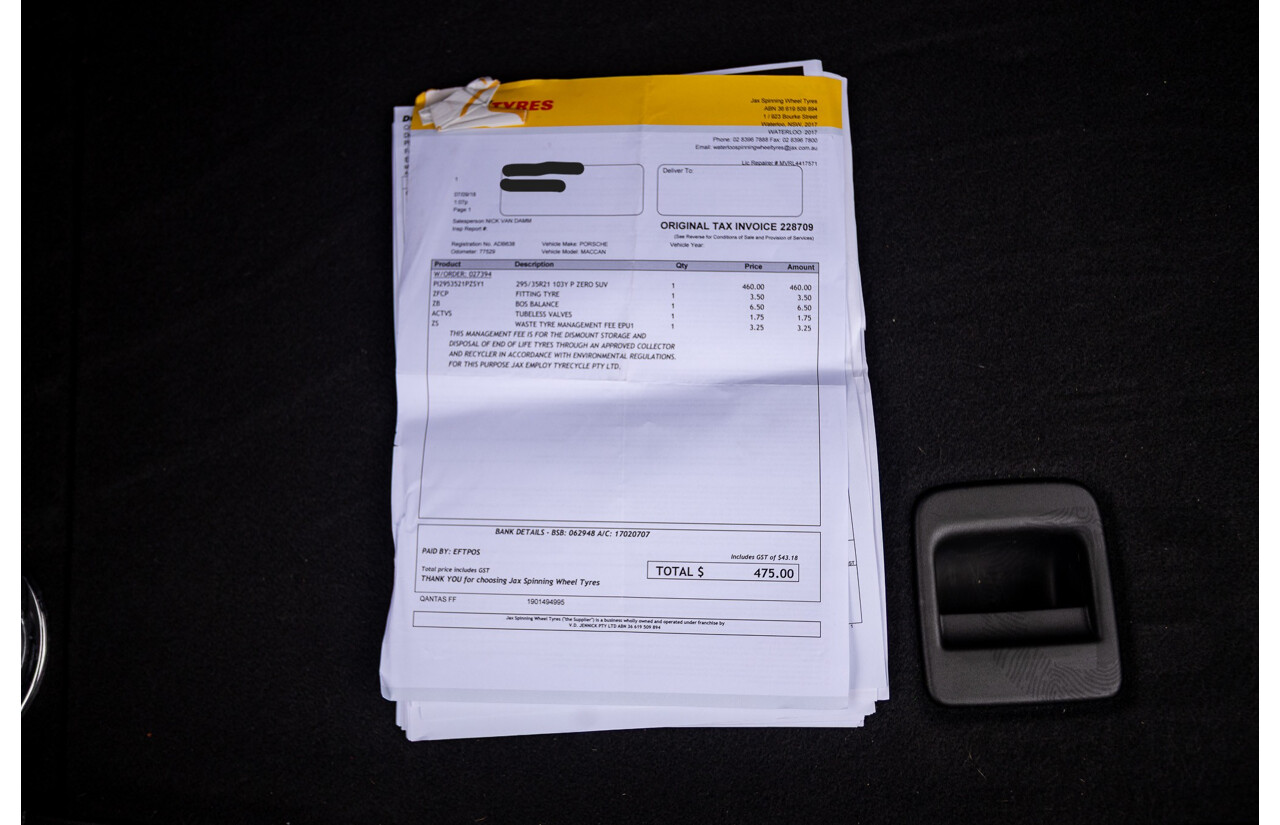 10/2014 Porsche Macan Turbo (AWD) 95B MY15 4d Wagon Agate Grey Metallic Twin Turbo V6 3.6L