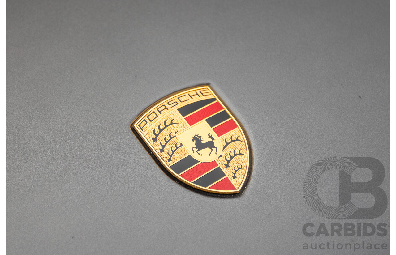 10/2014 Porsche Macan Turbo (AWD) 95B MY15 4d Wagon Agate Grey Metallic Twin Turbo V6 3.6L