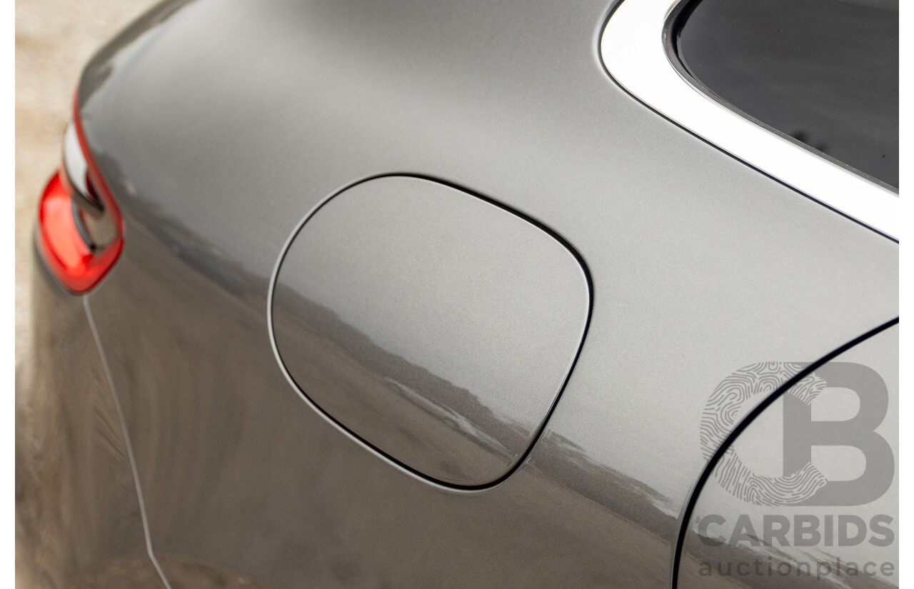 10/2014 Porsche Macan Turbo (AWD) 95B MY15 4d Wagon Agate Grey Metallic Twin Turbo V6 3.6L