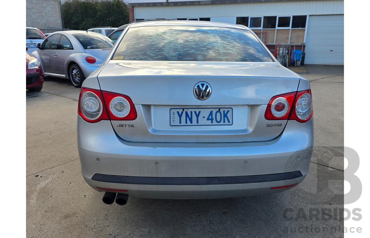 11/2006 Volkswagen Jetta 2.0 FSI 1KM 4d Sedan Silver 2.0L