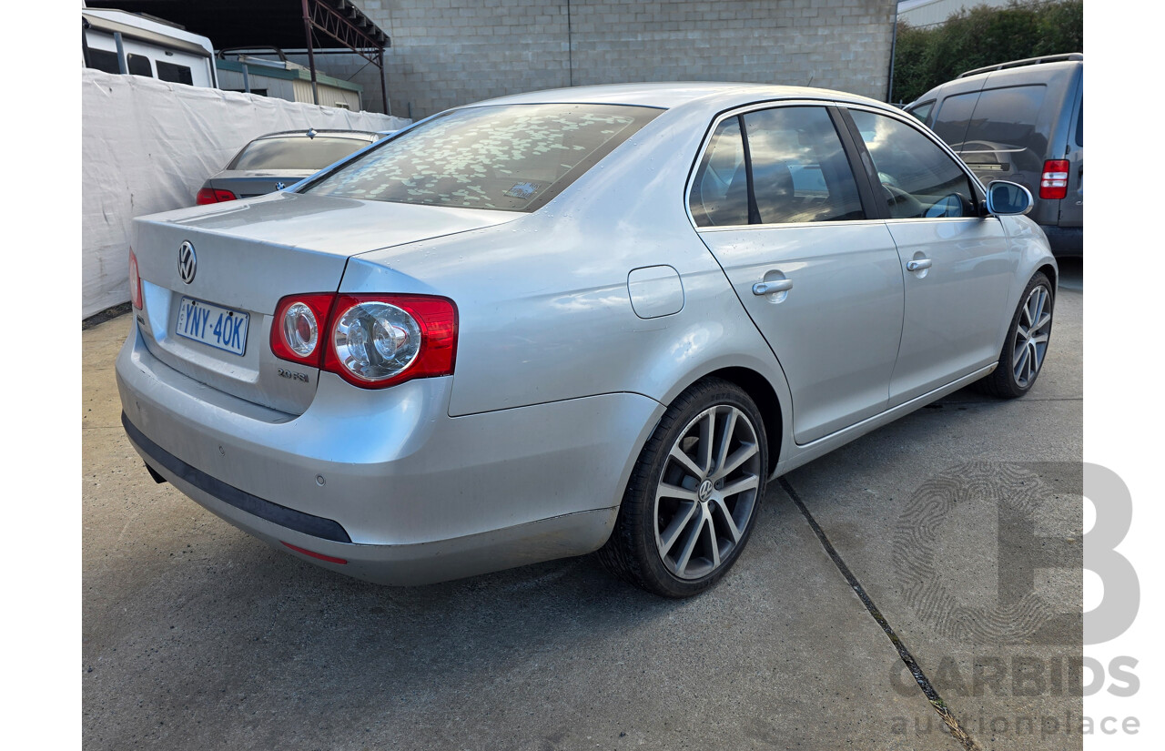 11/2006 Volkswagen Jetta 2.0 FSI 1KM 4d Sedan Silver 2.0L