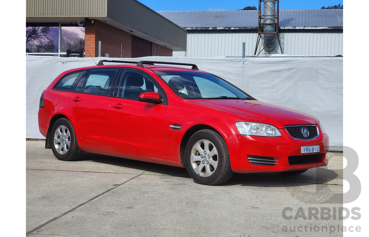 3/2013 Holden Commodore Omega VE II MY12.5 4d Sportwagon Red 3.0L