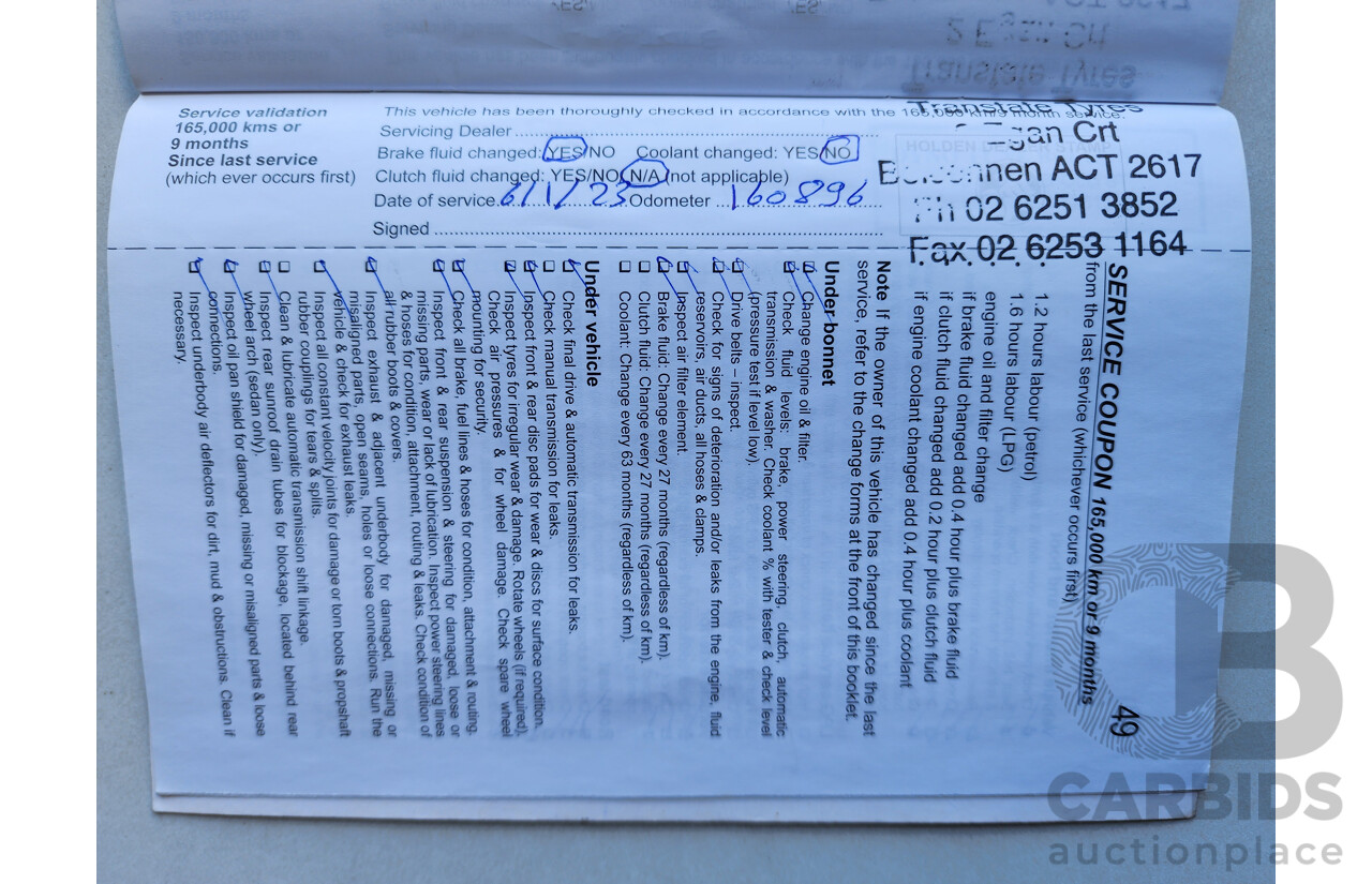 3/2013 Holden Commodore Omega VE II MY12.5 4d Sportwagon Red 3.0L