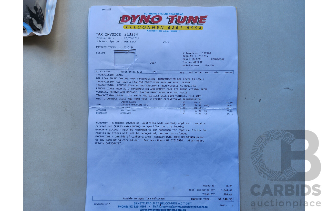 3/2013 Holden Commodore Omega VE II MY12.5 4d Sportwagon Red 3.0L