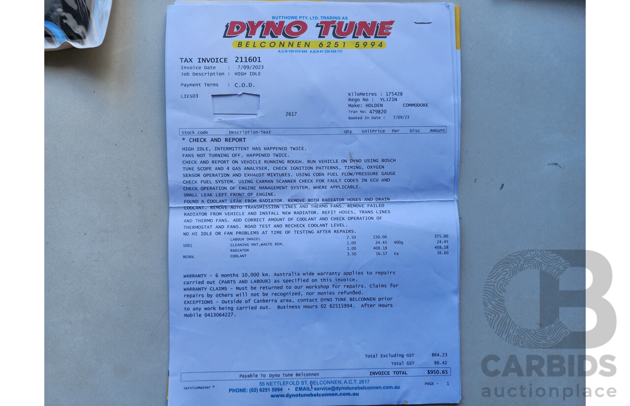 3/2013 Holden Commodore Omega VE II MY12.5 4d Sportwagon Red 3.0L