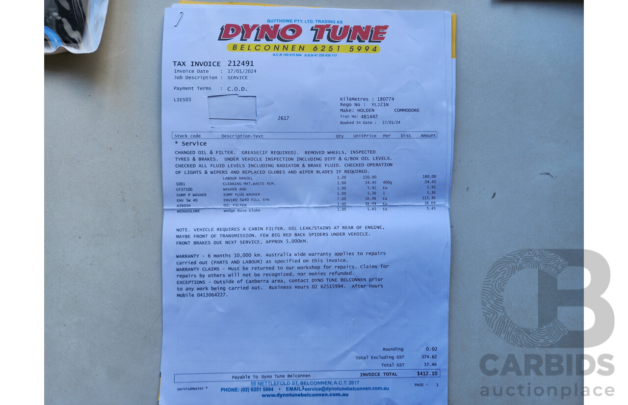 3/2013 Holden Commodore Omega VE II MY12.5 4d Sportwagon Red 3.0L