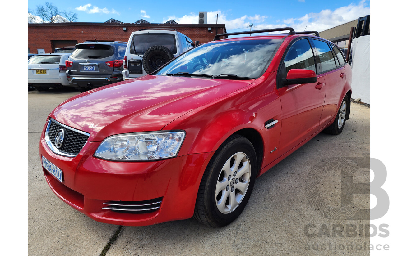 3/2013 Holden Commodore Omega VE II MY12.5 4d Sportwagon Red 3.0L