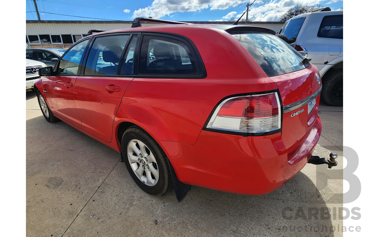3/2013 Holden Commodore Omega VE II MY12.5 4d Sportwagon Red 3.0L