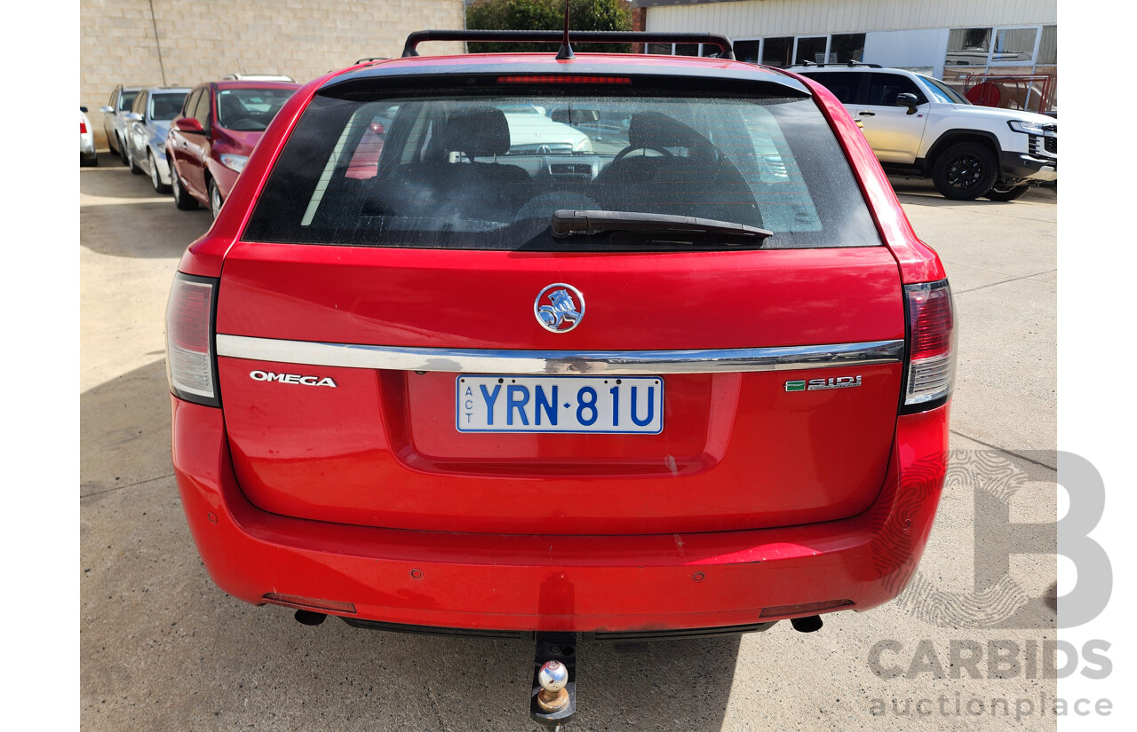 3/2013 Holden Commodore Omega VE II MY12.5 4d Sportwagon Red 3.0L