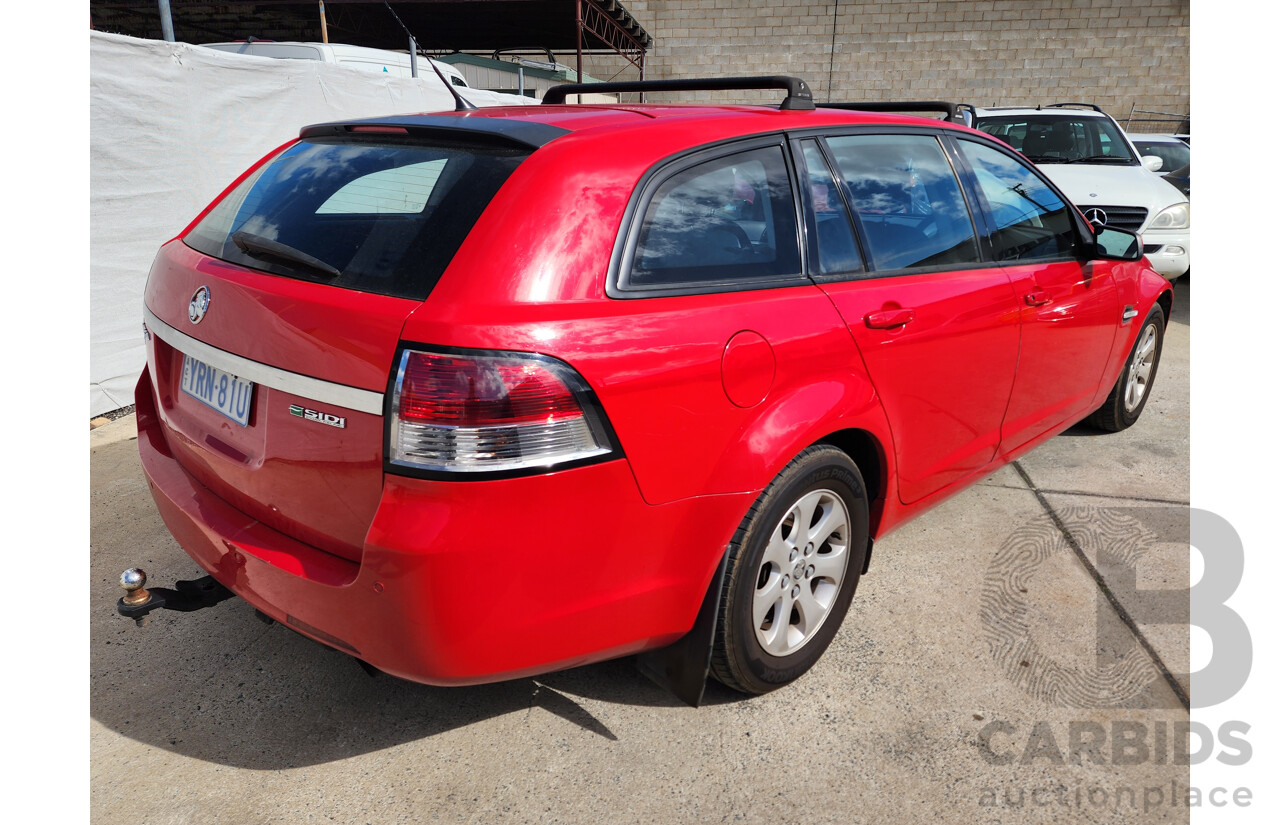 3/2013 Holden Commodore Omega VE II MY12.5 4d Sportwagon Red 3.0L