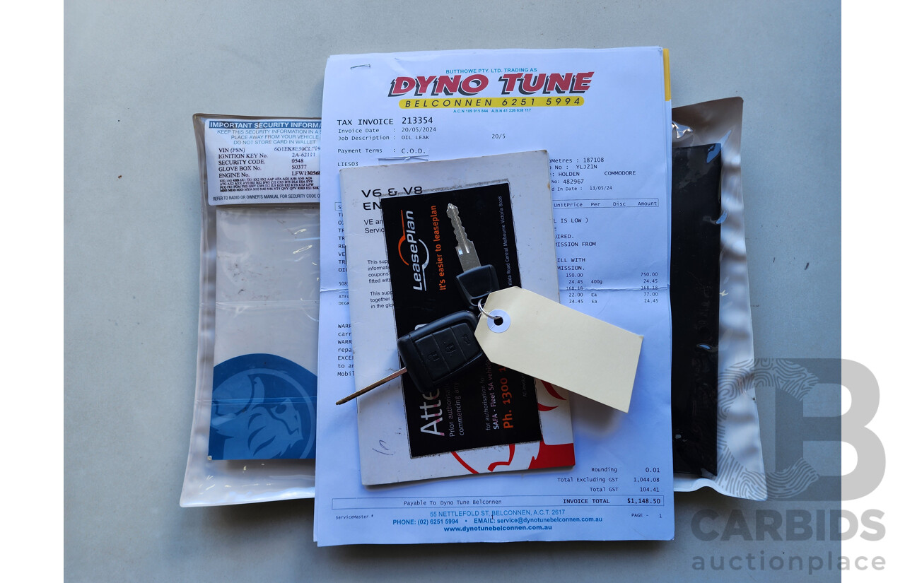 3/2013 Holden Commodore Omega VE II MY12.5 4d Sportwagon Red 3.0L