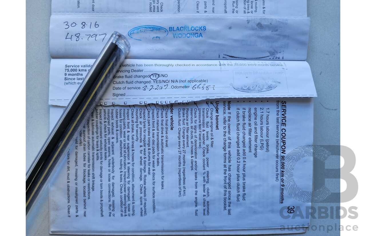 3/2013 Holden Commodore Omega VE II MY12.5 4d Sportwagon Red 3.0L