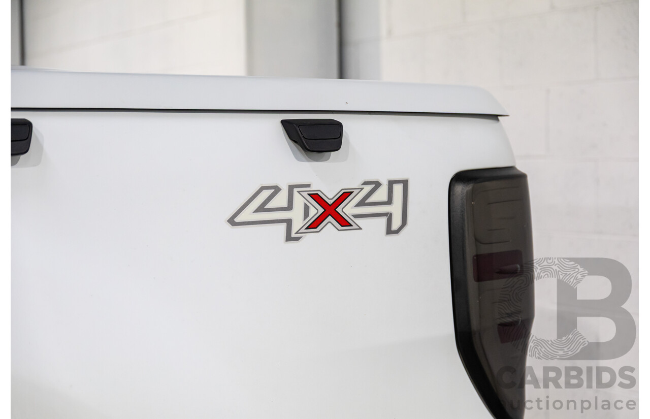 05/2017 Ford Ranger XL 2.2 (4x4) PX MKII MY17 Update Double Cab Utility Frozen White Turbo Diesel 2.2L