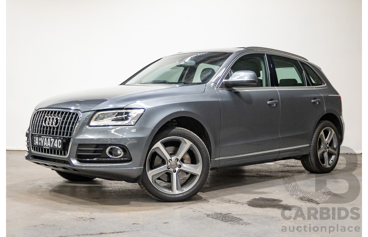1/2013 Audi Q5 3.0 TDI Quattro (AWD) 8R MY13 4d Wagon Monsoon Grey Turbo Diesel 3.0L