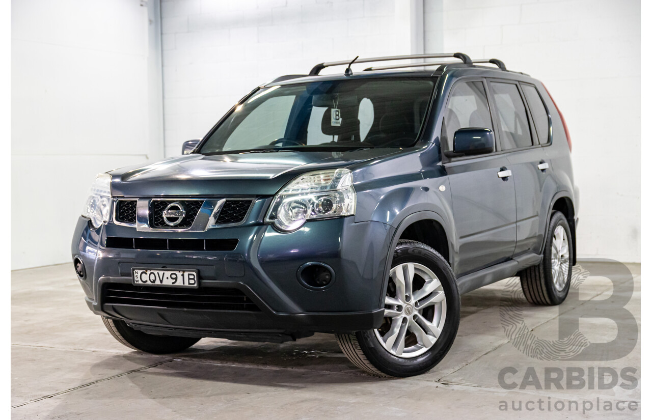 10/2013 Nissan X-Trail ST (FWD) T31 SERIES 5 4d Wagon Tempest Blue Metallic 2.0L