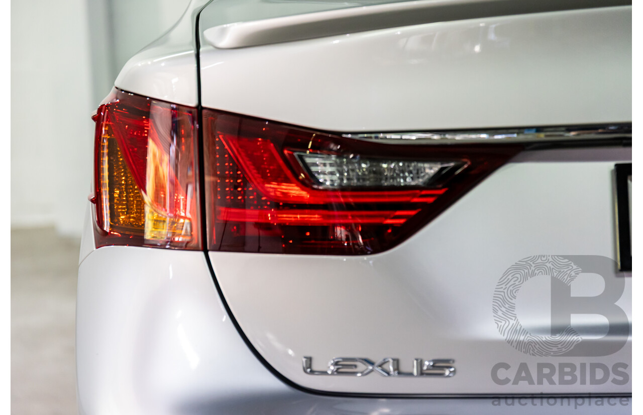 1/2014 Lexus GS300h Hybrid F Sport AWL10R MY14 4d Sedan Sonic Silver Metallic 2.5L - 105kW Hybrid