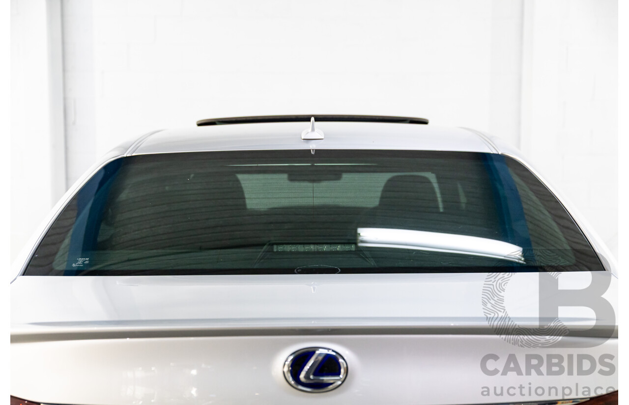 1/2014 Lexus GS300h Hybrid F Sport AWL10R MY14 4d Sedan Sonic Silver Metallic 2.5L - 105kW Hybrid
