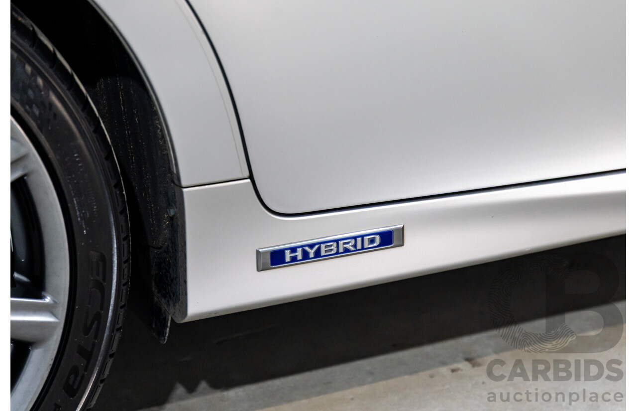 1/2014 Lexus GS300h Hybrid F Sport AWL10R MY14 4d Sedan Sonic Silver Metallic 2.5L - 105kW Hybrid