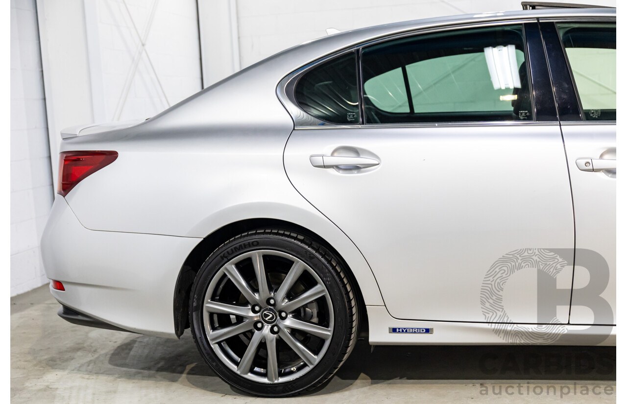 1/2014 Lexus GS300h Hybrid F Sport AWL10R MY14 4d Sedan Sonic Silver Metallic 2.5L - 105kW Hybrid