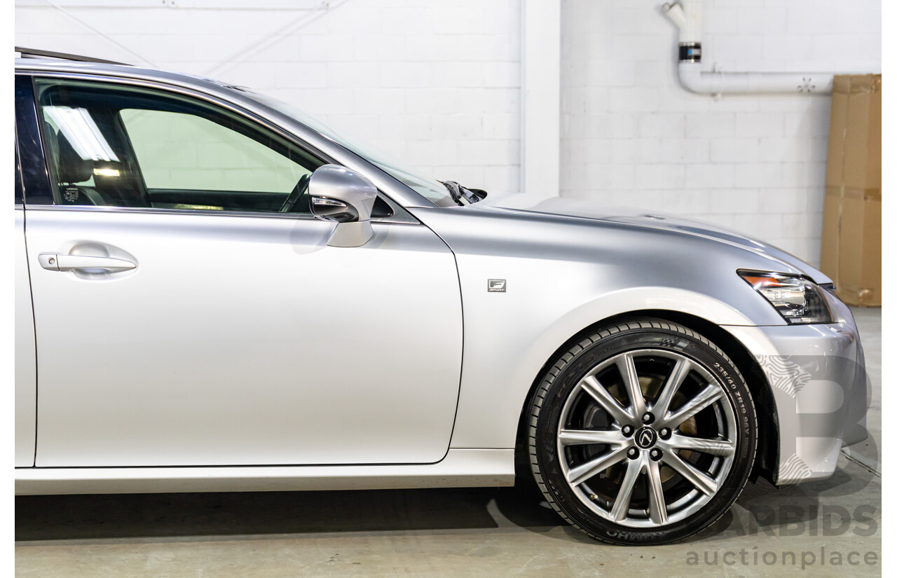 1/2014 Lexus GS300h Hybrid F Sport AWL10R MY14 4d Sedan Sonic Silver Metallic 2.5L - 105kW Hybrid
