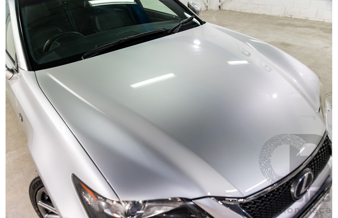 1/2014 Lexus GS300h Hybrid F Sport AWL10R MY14 4d Sedan Sonic Silver Metallic 2.5L - 105kW Hybrid