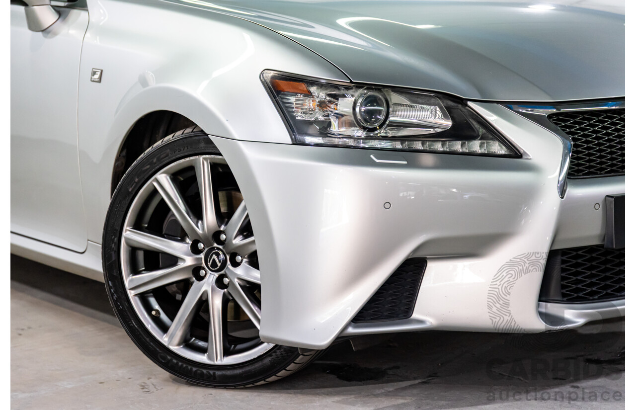 1/2014 Lexus GS300h Hybrid F Sport AWL10R MY14 4d Sedan Sonic Silver Metallic 2.5L - 105kW Hybrid