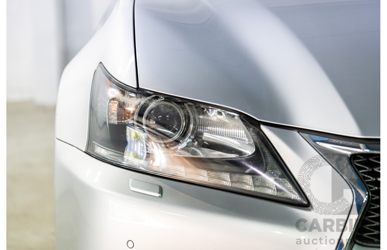 1/2014 Lexus GS300h Hybrid F Sport AWL10R MY14 4d Sedan Sonic Silver Metallic 2.5L - 105kW Hybrid