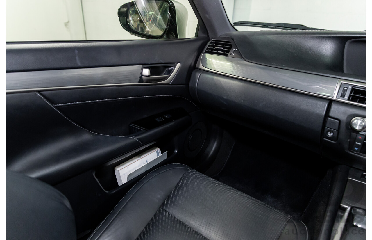 1/2014 Lexus GS300h Hybrid F Sport AWL10R MY14 4d Sedan Sonic Silver Metallic 2.5L - 105kW Hybrid