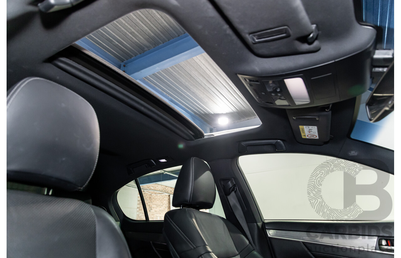 1/2014 Lexus GS300h Hybrid F Sport AWL10R MY14 4d Sedan Sonic Silver Metallic 2.5L - 105kW Hybrid
